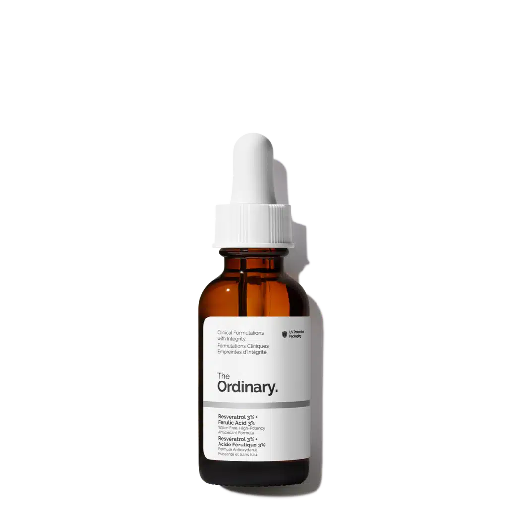 Resveratrol 3% + Ferulic Acid 3% | Sérum antioxidante Natural The Ordinary